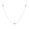 Tiffany & Co. Elsa Peretti® Diamonds by the Yard® necklace in platinum. | ^ Necklaces & Pendants|Platinum Jewelry