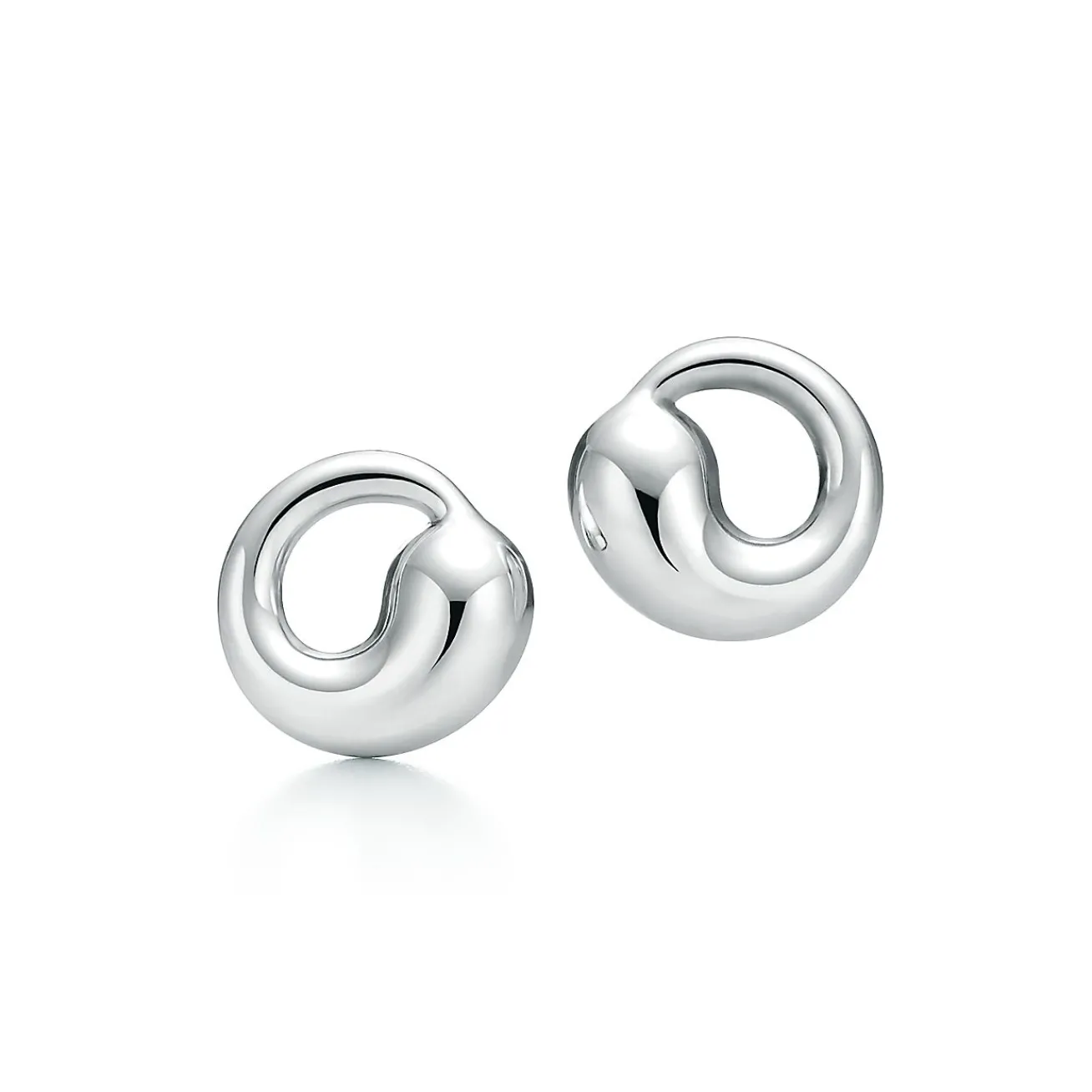 Tiffany & Co. Elsa Peretti® Eternal Circle earrings in sterling silver. | ^ Earrings|Sterling Silver Jewelry