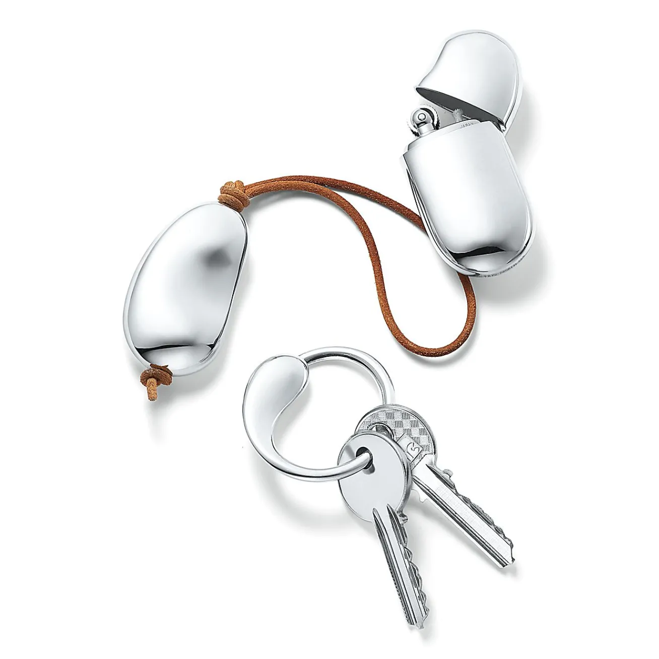 Tiffany & Co. Elsa Peretti® Eternal Circle key ring. Sterling silver. | ^ Business Gifts|Key Rings