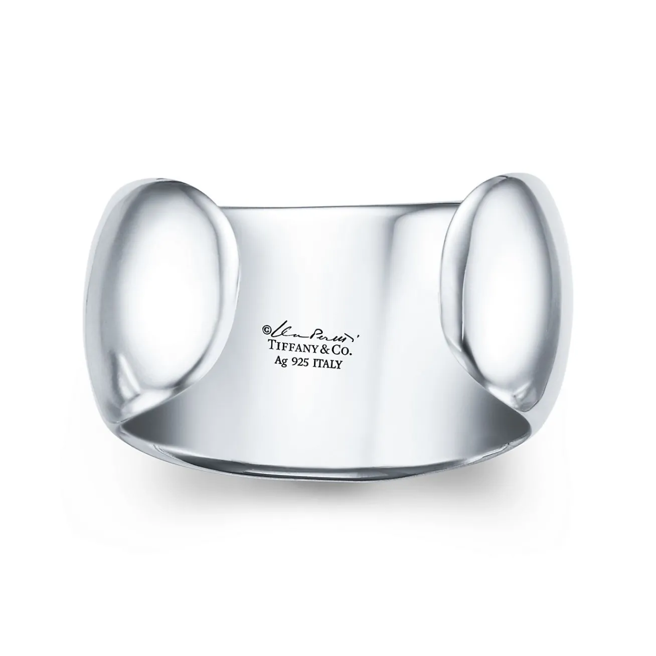 Tiffany & Co. Elsa Peretti® Faceted cuff in sterling silver, medium. | ^ Bracelets|Bold Silver Jewelry