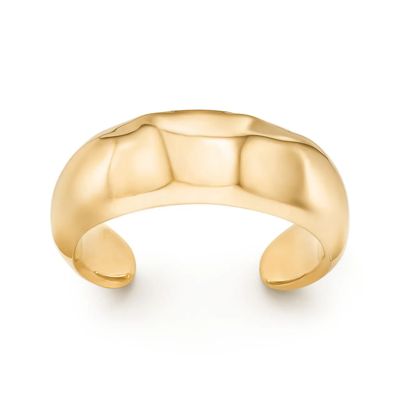Tiffany & Co. Elsa Peretti® Faceted narrow cuff in 18k gold, medium. | ^ Bracelets|Gold Jewelry