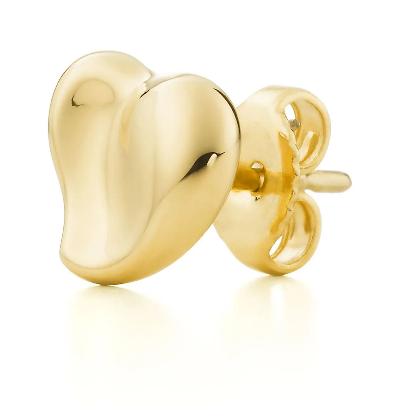 Tiffany & Co. Elsa Peretti® Full Heart earrings in 18k gold, 10 mm wide. | ^ Earrings|Gold Jewelry