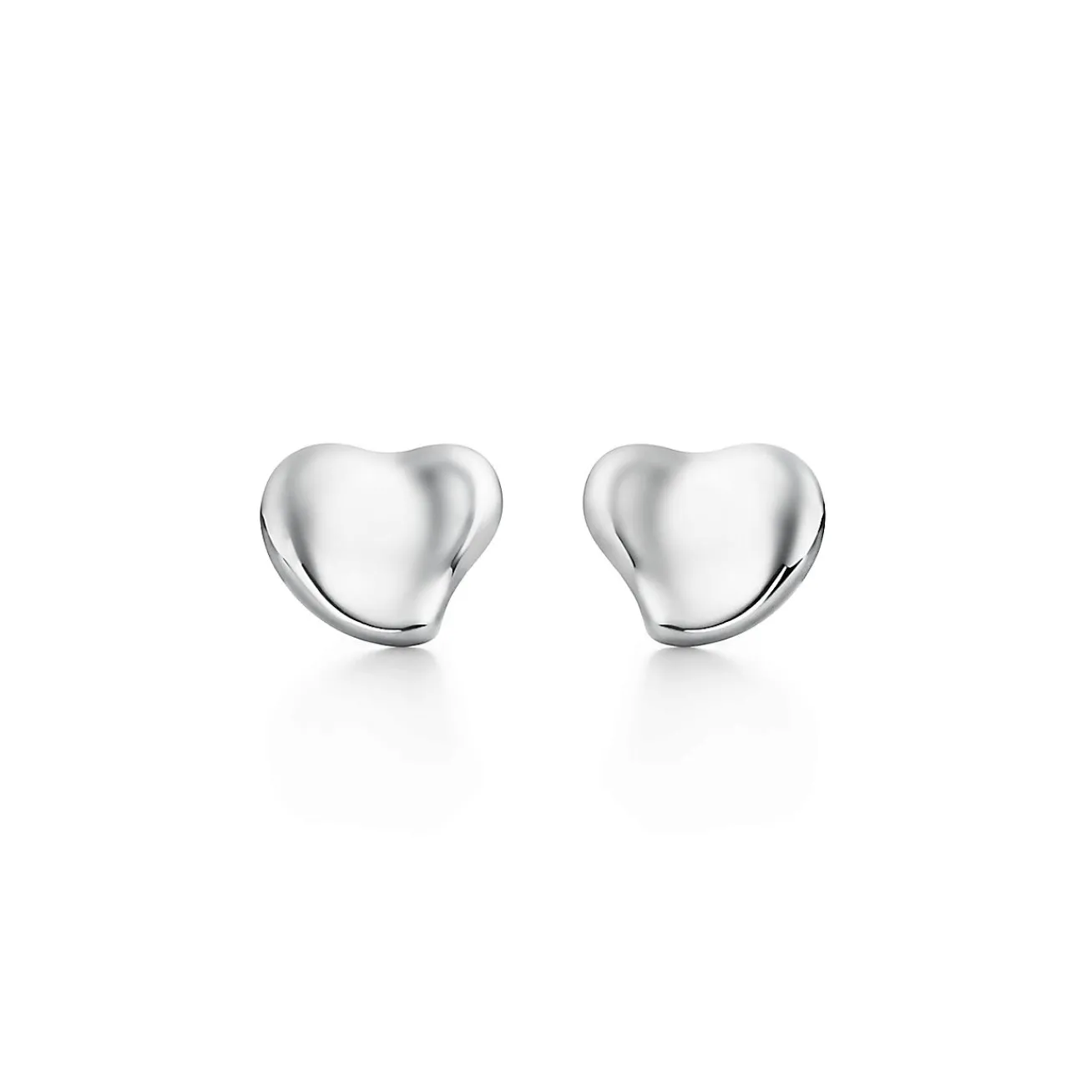 Tiffany & Co. Elsa Peretti® Full Heart earrings in sterling silver, mini. | ^ Earrings|Sterling Silver Jewelry