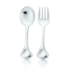 Tiffany & Co. Elsa Peretti® Full Heart fork and spoon baby set. | ^ Baby|Baby