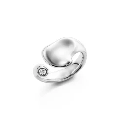 Tiffany & Co. Elsa Peretti® Full Heart ring with a diamond in sterling silver . | ^ Rings|Sterling Silver Jewelry