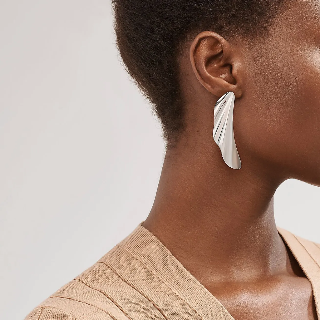 Tiffany & Co. Elsa Peretti® High Tide earrings in sterling silver. | ^ Earrings|Gifts for Her