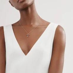 Tiffany & Co. Elsa Peretti® infinity cross pendant in sterling silver, medium. | ^ Necklaces & Pendants|Sterling Silver Jewelry