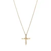 Tiffany & Co. Elsa Peretti® infinity cross pendant in 18k gold, small. | ^ Necklaces & Pendants|Gold Jewelry