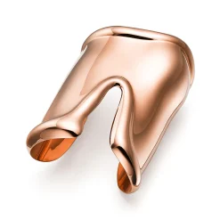 Tiffany & Co. Elsa Peretti® large Bone cuff in 18k rose gold, 95 mm wide. | ^ Bracelets|Rose Gold Jewelry