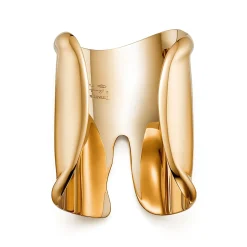 Tiffany & Co. Elsa Peretti® large Bone cuff in 18k gold, 95 mm wide. | ^ Gold Jewelry|Elsa Peretti®
