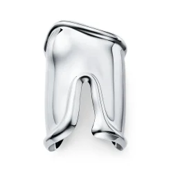 Tiffany & Co. Elsa Peretti® large Bone cuff in sterling silver, 95 mm wide. | ^ Bracelets|Sterling Silver Jewelry