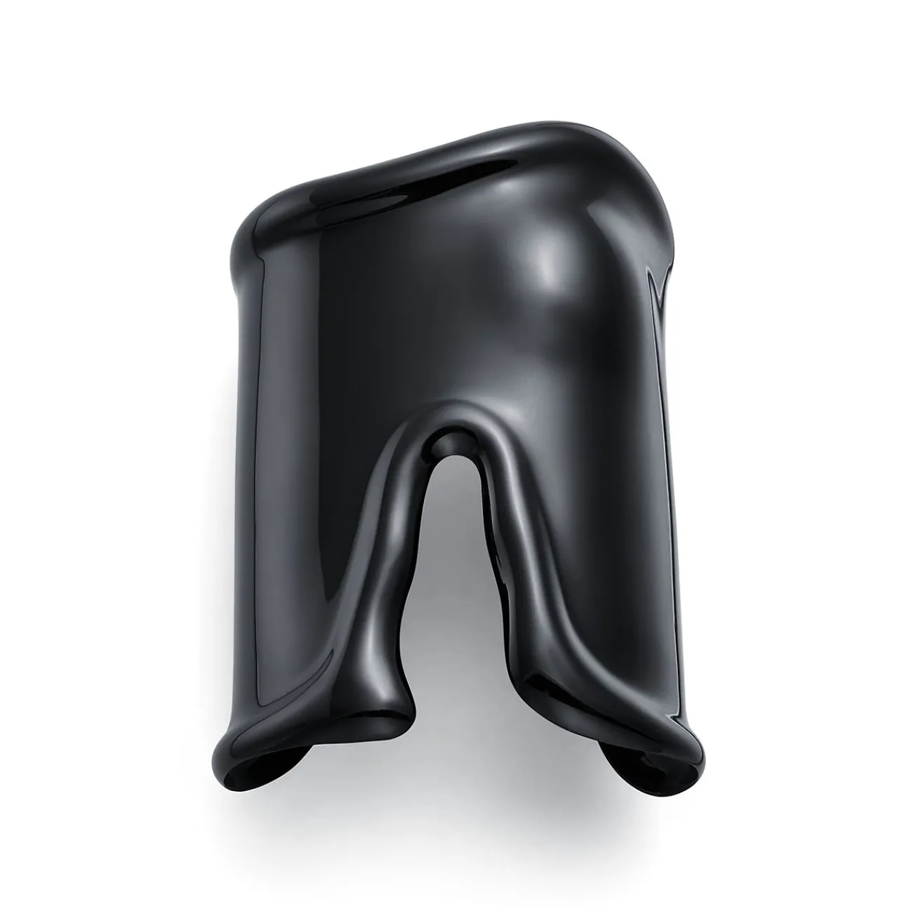 Tiffany & Co. Elsa Peretti® large Bone cuff in black finish over copper, 95 mm wide. | ^ Bracelets|Elsa Peretti®