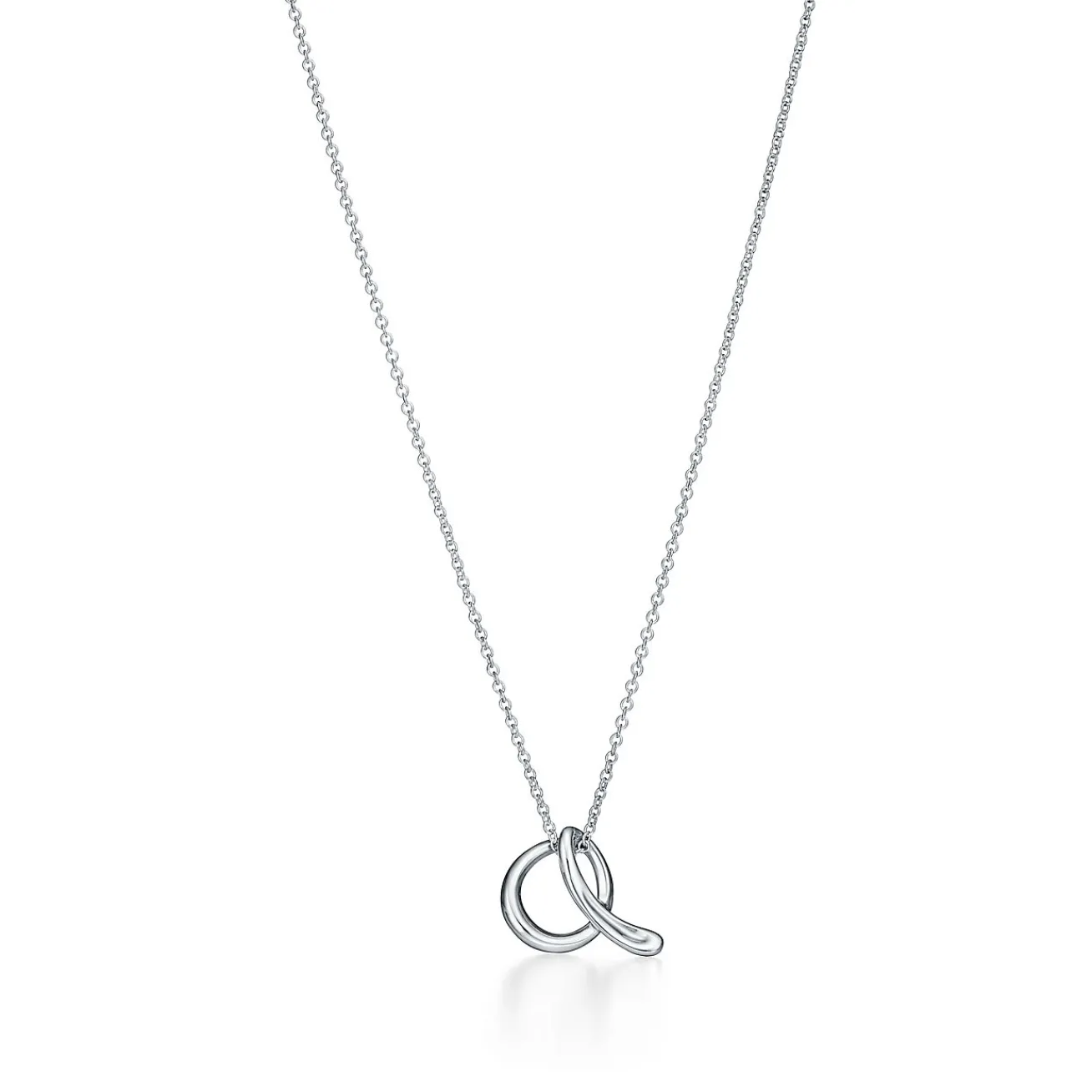 Tiffany & Co. Elsa Peretti® letter pendant. Sterling silver, small. Letters A-Z available. | ^ Necklaces & Pendants|Gifts for Her