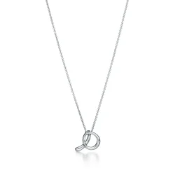 Tiffany & Co. Elsa Peretti® letter pendant. Sterling silver, small. Letters A-Z available. | ^ Necklaces & Pendants|Gifts for Her