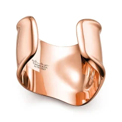 Tiffany & Co. Elsa Peretti® medium Bone cuff in 18k rose gold, 61 mm wide. | ^ Bracelets|Rose Gold Jewelry