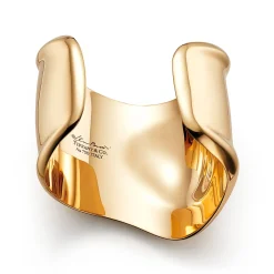Tiffany & Co. Elsa Peretti® medium Bone cuff in 18k gold, 61 mm wide. | ^ Bracelets|Gold Jewelry