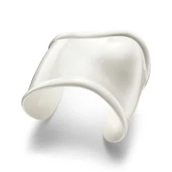 Tiffany & Co. Elsa Peretti® Medium Bone Cuff in White Finish Over Copper, 61 mm Wide | ^ Bracelets|Elsa Peretti®