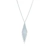 Tiffany & Co. Elsa Peretti® Mesh fringe pendant in sterling silver with freshwater pearls. | ^ Necklaces & Pendants|Sterling Silver Jewelry