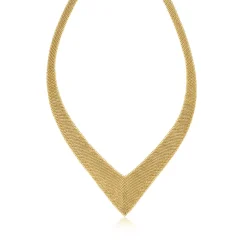 Tiffany & Co. Elsa Peretti® Mesh necklace in 18k gold, small. | ^ Necklaces & Pendants|Gold Jewelry