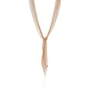 Tiffany & Co. Elsa Peretti® Mesh scarf necklace in 18k rose gold, small. | ^ Necklaces & Pendants|Rose Gold Jewelry