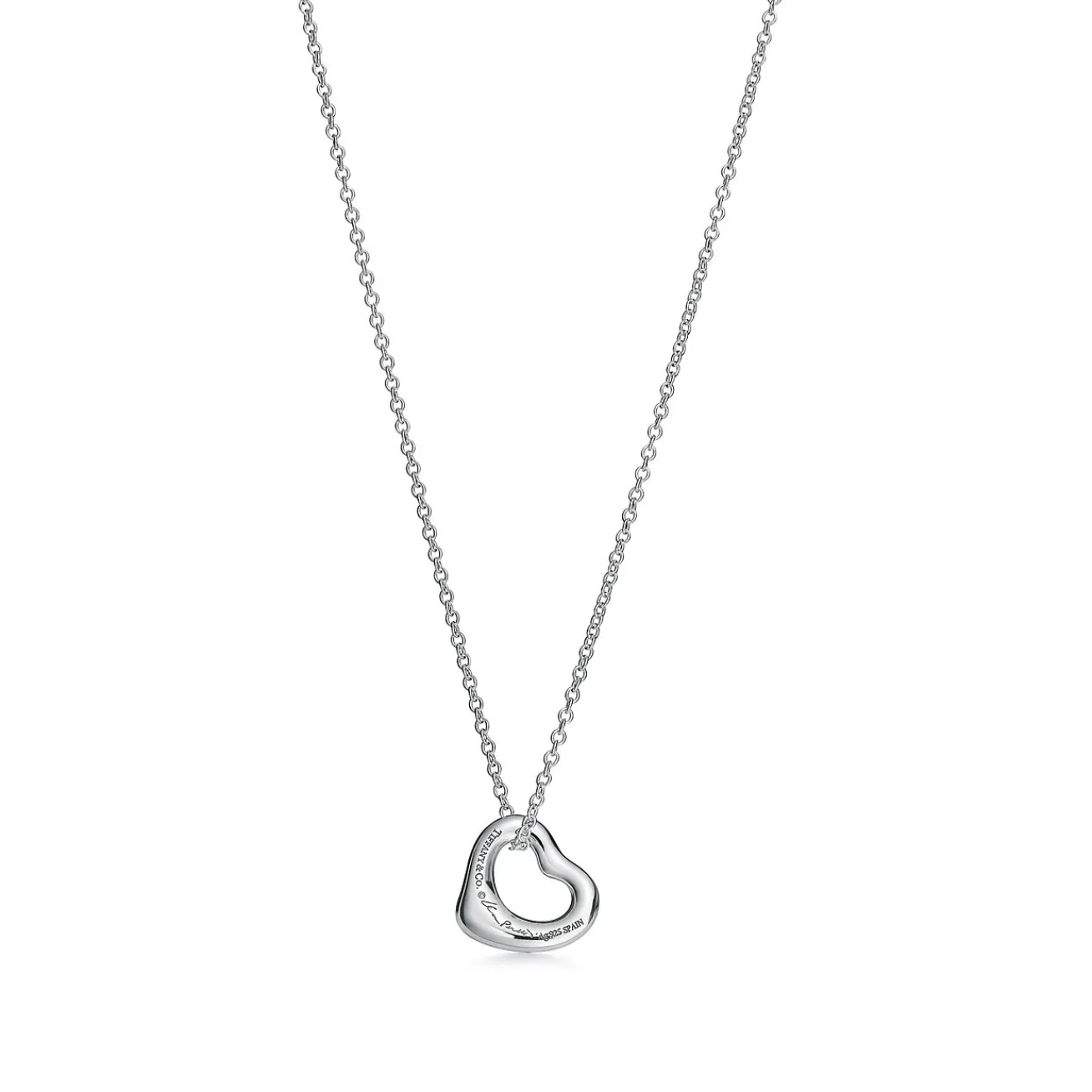 Tiffany & Co. Elsa Peretti® Open Heart and Diamonds by the Yard® Set in Sterling Silver | ^ Gifts for Her|Her