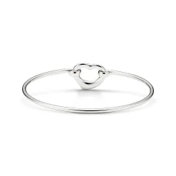 Tiffany & Co. Elsa Peretti® Open Heart bangle in sterling silver, medium. | ^ Bracelets|Gifts for Her