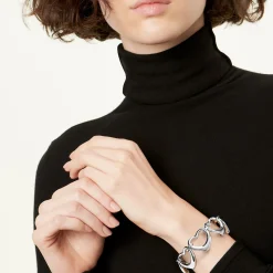 Tiffany & Co. Elsa Peretti® Open Heart Bracelet in Sterling Silver | ^ Bracelets|New Jewelry