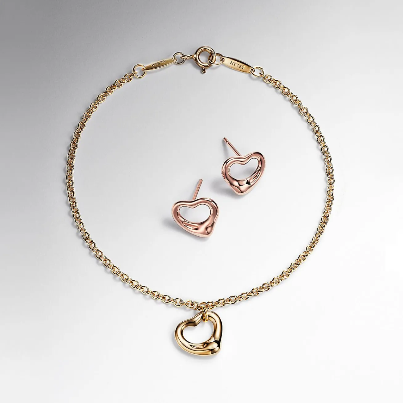 Tiffany & Co. Elsa Peretti® Open Heart Bracelet in Yellow Gold, 11 mm | ^ Bracelets|Gifts for Her