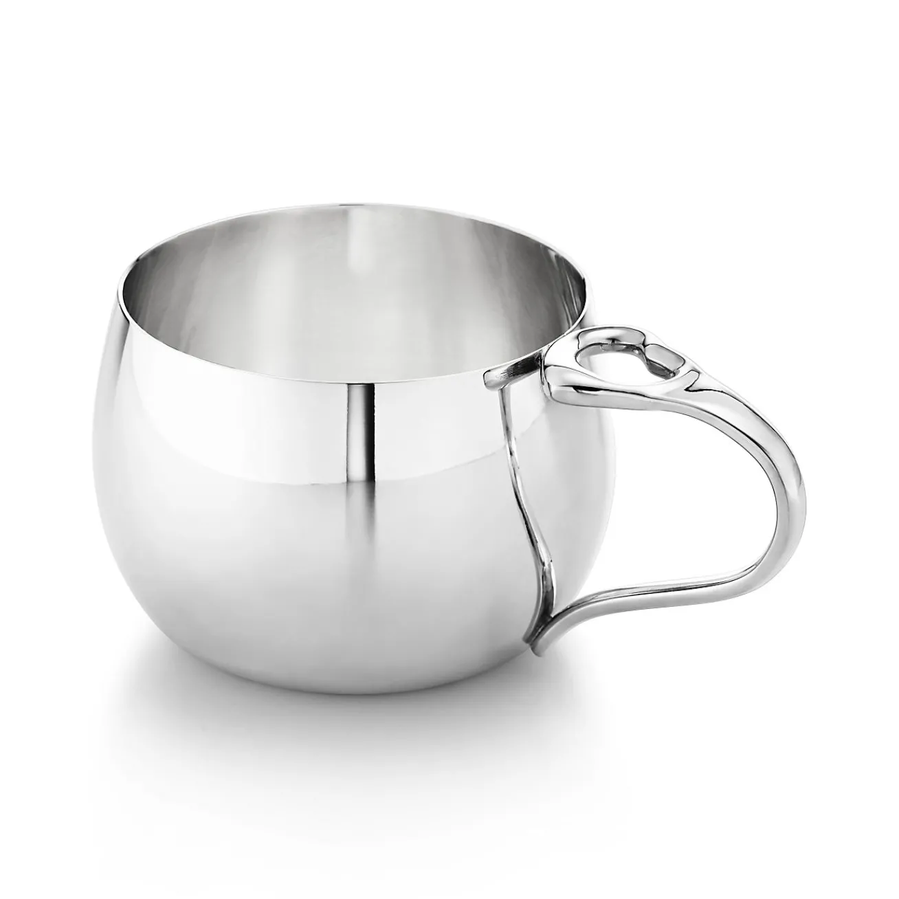 Tiffany & Co. Elsa Peretti® Open Heart baby cup in sterling silver. | ^ Baby|Baby