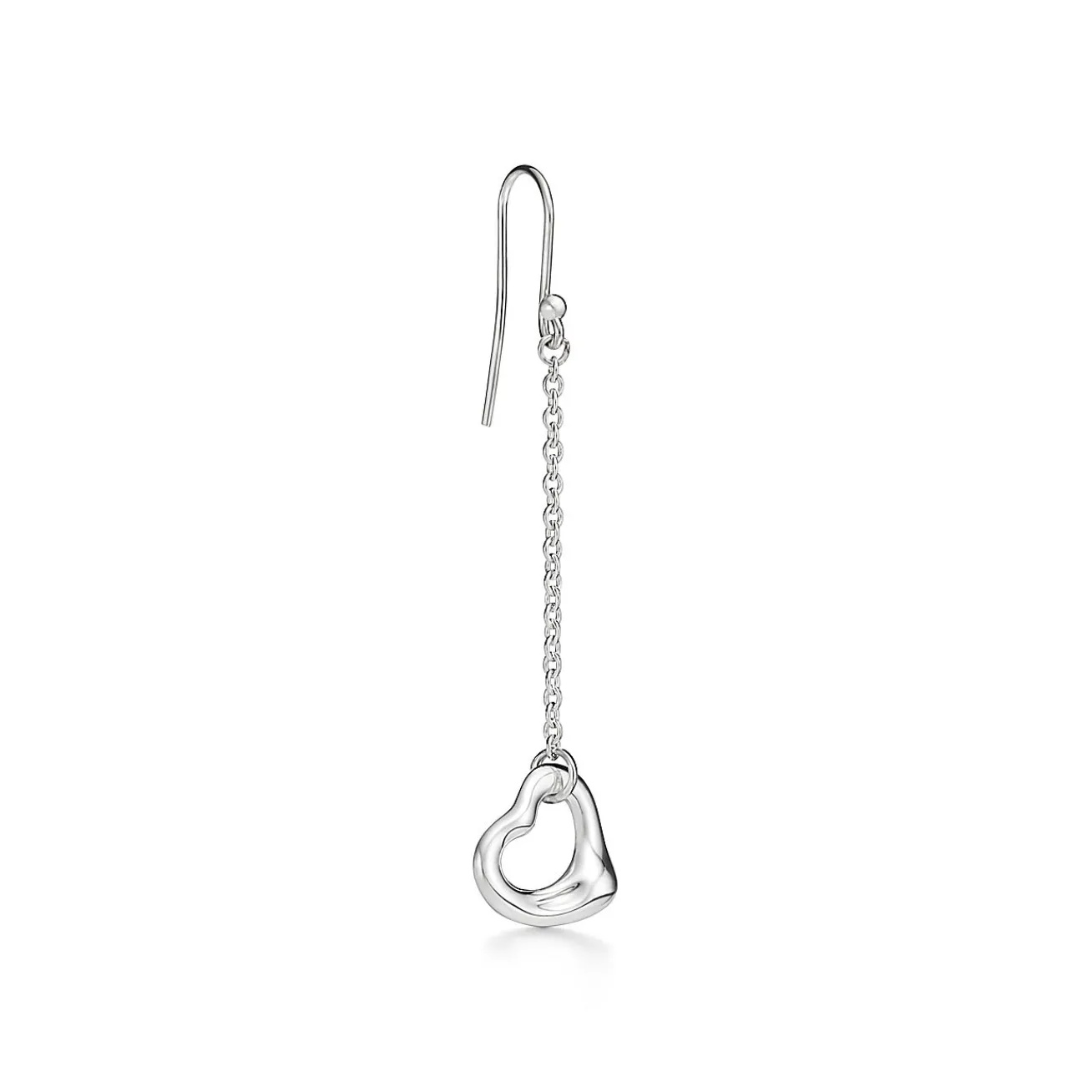 Tiffany & Co. Elsa Peretti® Open Heart drop earrings in sterling silver. | ^ Earrings|Sterling Silver Jewelry