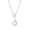 Tiffany & Co. Elsa Peretti® Open Heart Lariat Necklace in Silver, 16 mm | ^ Necklaces & Pendants|Gifts for Her