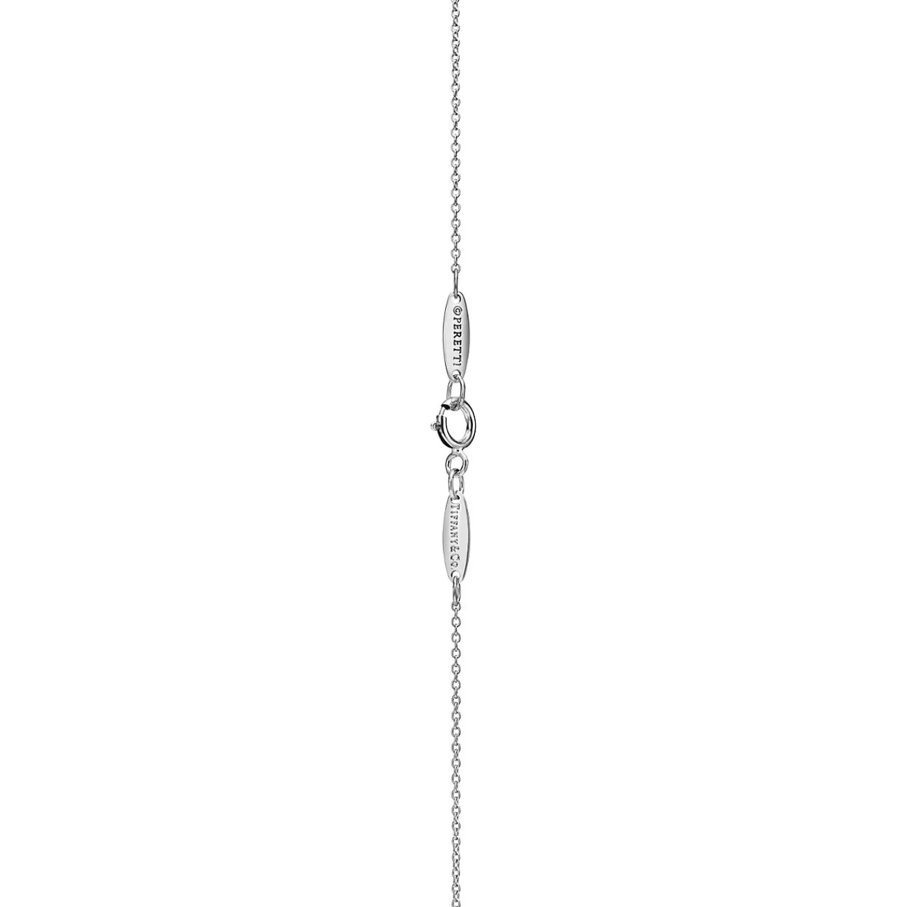 Tiffany & Co. Elsa Peretti® Open Heart Pendant in Sterling Silver, 7 mm | ^ Necklaces & Pendants|Sterling Silver Jewelry