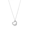 Tiffany & Co. Elsa Peretti® Open Heart pendant in platinum. More sizes available. | ^ Necklaces & Pendants|Platinum Jewelry