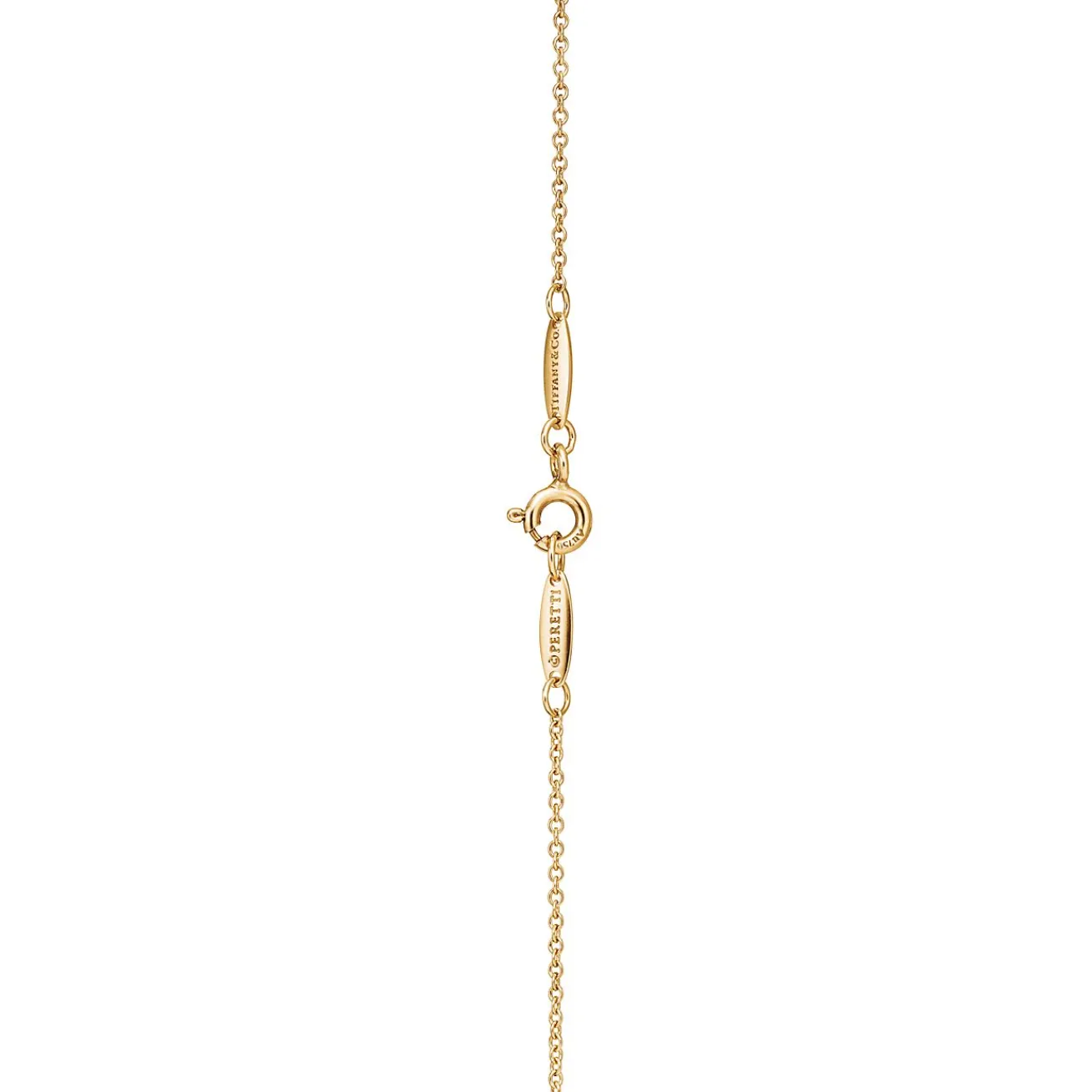 Tiffany & Co. Elsa Peretti® Open Heart Pendant in Yellow Gold, 11 mm | ^ Necklaces & Pendants