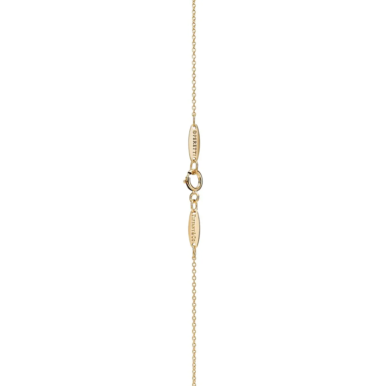 Tiffany & Co. Elsa Peretti® Open Heart Pendant in Yellow Gold, 7 mm | ^ Necklaces & Pendants|Gifts for Her