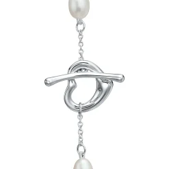 Tiffany & Co. Elsa Peretti® Open Heart pearl bracelet in sterling silver, medium. | ^ Bracelets|Sterling Silver Jewelry