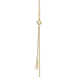 Tiffany & Co. Elsa Peretti® Open Heart Pendant in Yellow Gold with Diamonds | ^ Necklaces & Pendants|Gifts for Her
