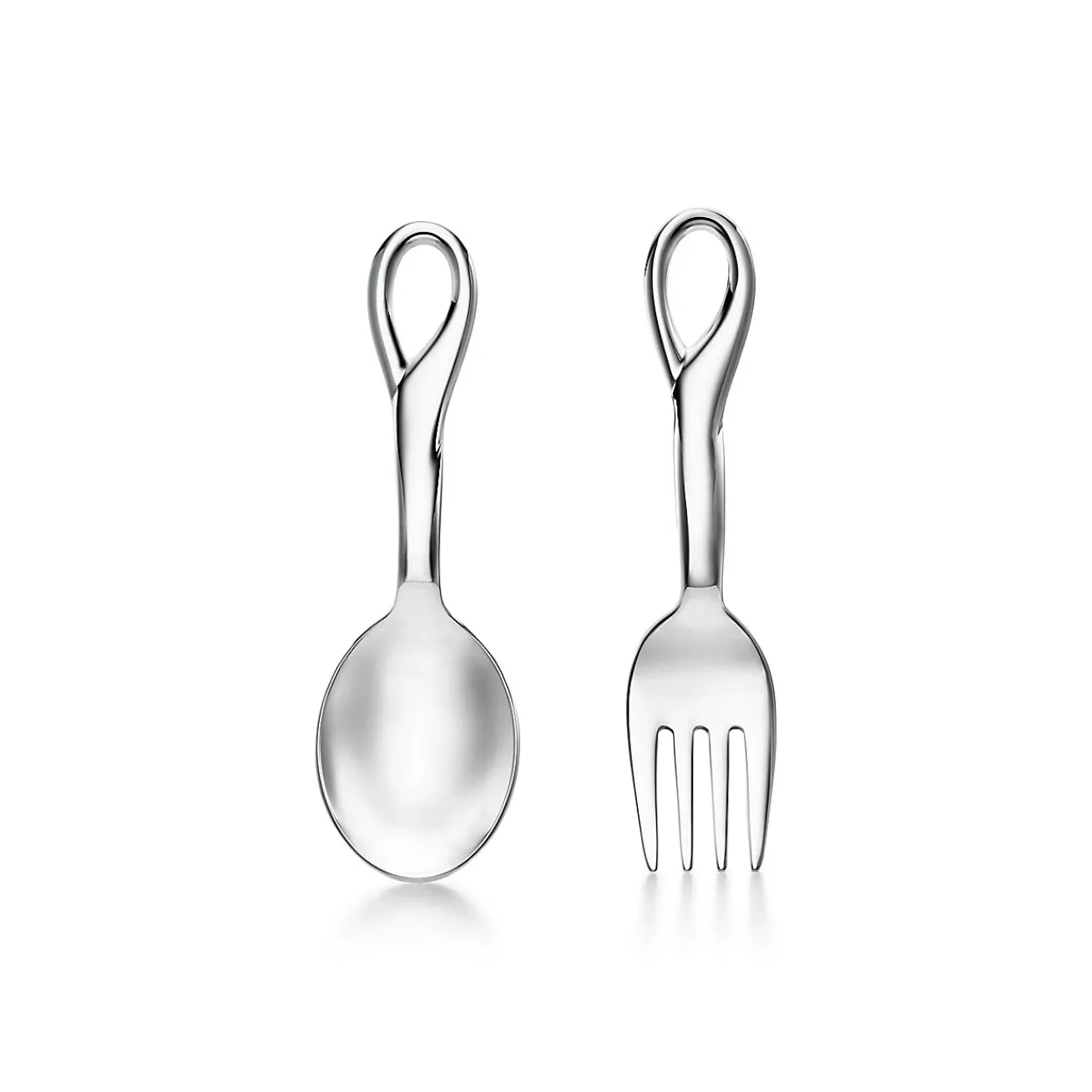 Tiffany & Co. Elsa Peretti® Padova™ fork and spoon baby set in sterling silver. | ^ Baby|Baby