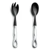 Tiffany & Co. Elsa Peretti® Padova™ salad serving spoon and fork set in sterling silver and re | ^ Tableware|Flatware & Trays