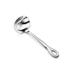 Tiffany & Co. Elsa Peretti® Padova™ sauce ladle in sterling silver. | ^ Tableware|Flatware & Trays