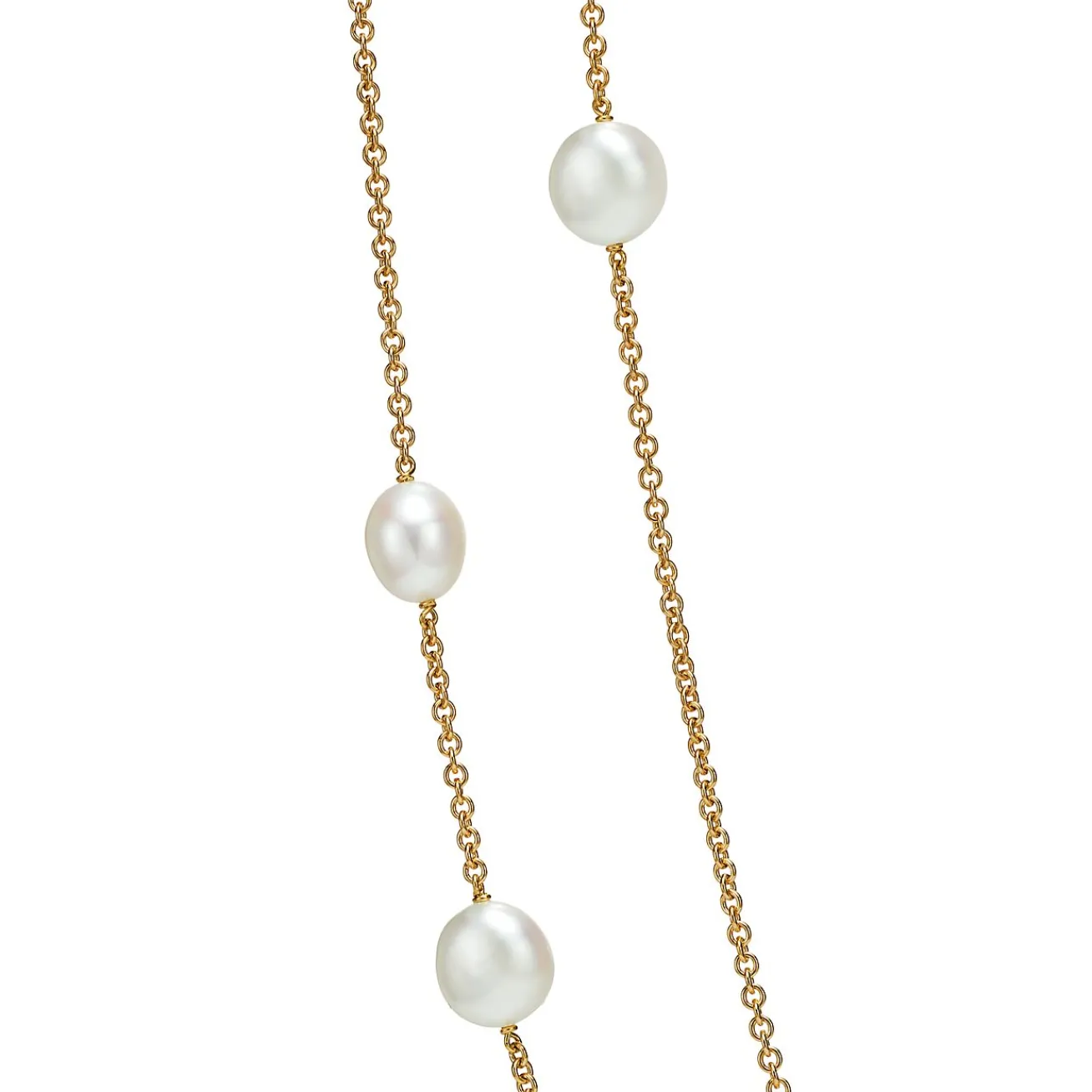Tiffany & Co. Elsa Peretti® Pearls by the Yard™ sprinkle necklace in 18k gold. | ^ Necklaces & Pendants|Gold Jewelry