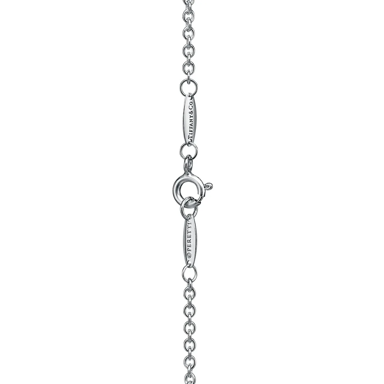 Tiffany & Co. Elsa Peretti® Pearls by the Yard™ sprinkle necklace in sterling silver. | ^ Necklaces & Pendants|Sterling Silver Jewelry