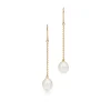 Tiffany & Co. Elsa Peretti® Pearls by the Yard™ chain earrings in 18k gold. | ^ Earrings|Most Popular Jewelry