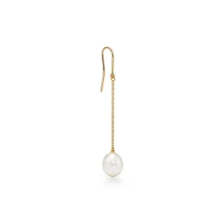 Tiffany & Co. Elsa Peretti® Pearls by the Yard™ chain earrings in 18k gold. | ^ Earrings|Most Popular Jewelry
