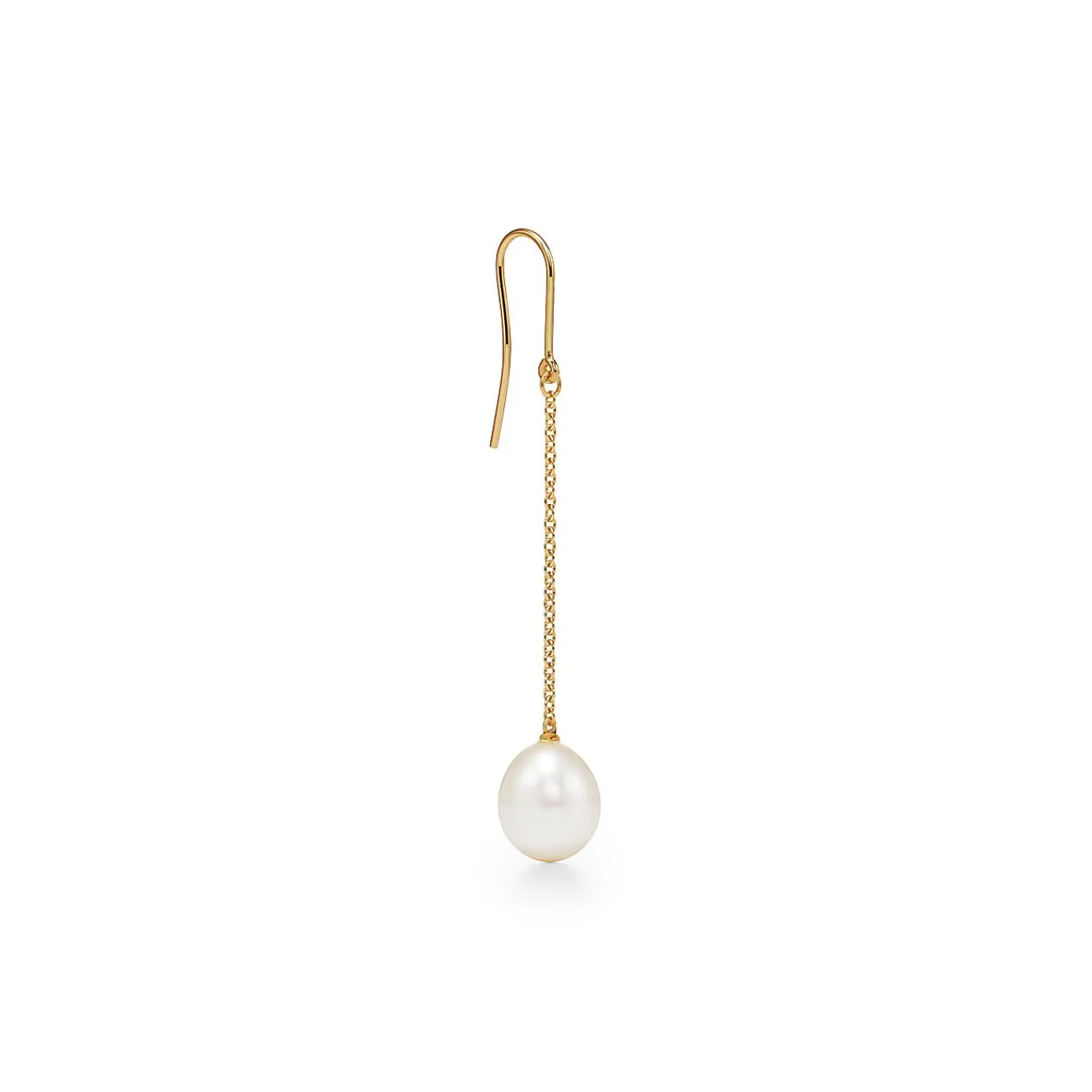Tiffany & Co. Elsa Peretti® Pearls by the Yard™ chain earrings in 18k gold. | ^ Earrings|Most Popular Jewelry