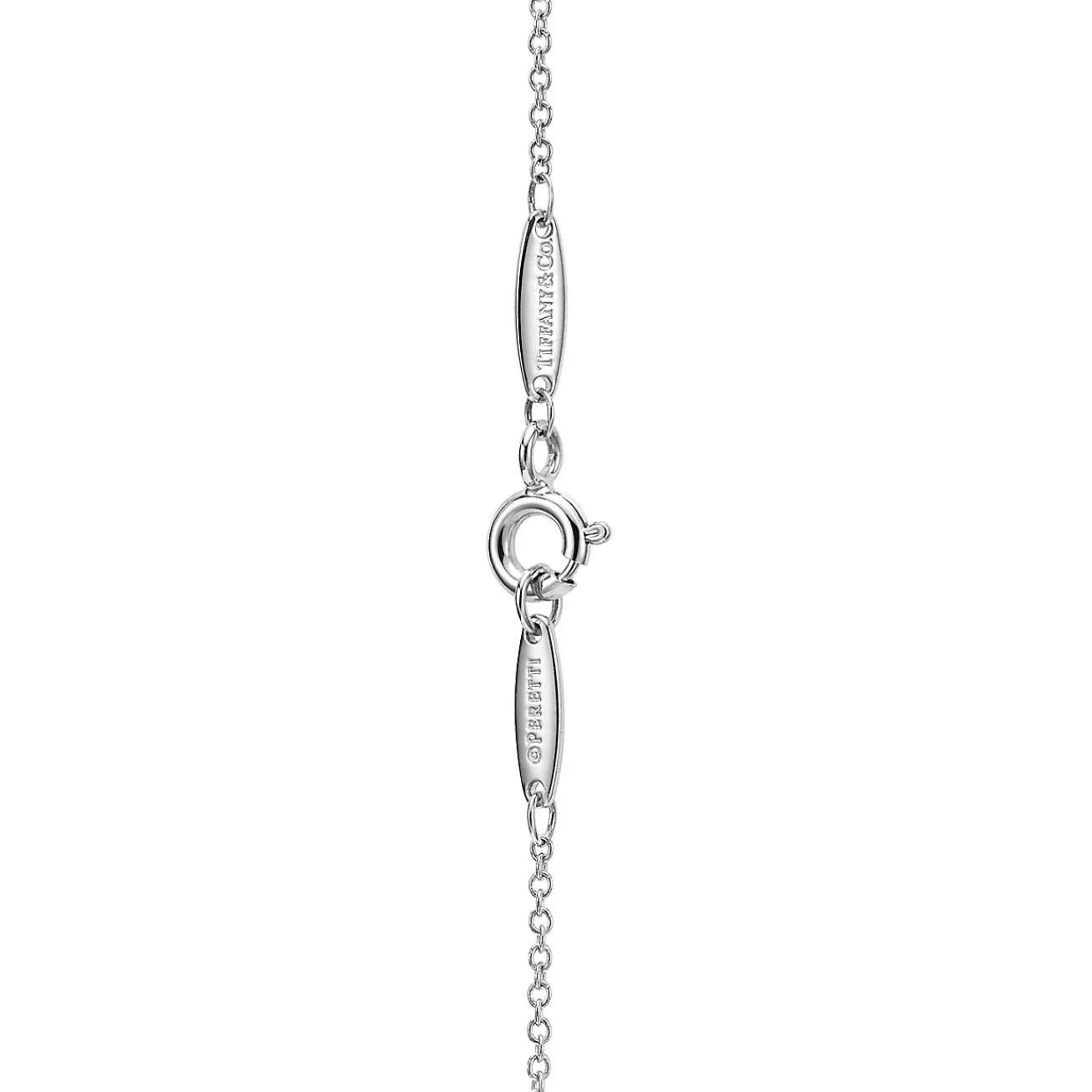 Tiffany & Co. Elsa Peretti® Pearls by the Yard™ Open Heart bracelet in silver with pearls. | ^ Bracelets|Sterling Silver Jewelry