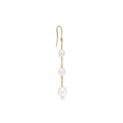 Tiffany & Co. Elsa Peretti® Pearls by the Yard™ chain earrings in 18k gold. | ^ Earrings|Gold Jewelry