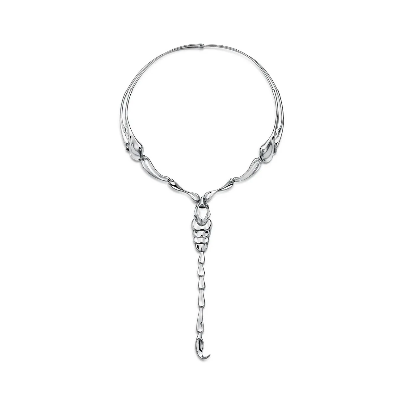 Tiffany & Co. Elsa Peretti® Scorpion Necklace in Sterling Silver | ^ Necklaces & Pendants|Bold Silver Jewelry