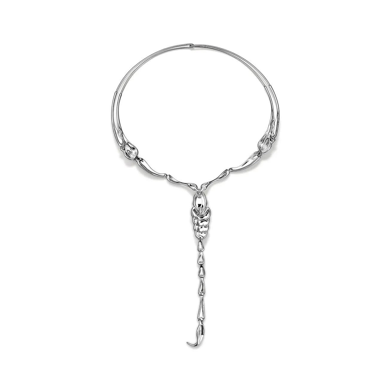 Tiffany & Co. Elsa Peretti® Scorpion Necklace in Sterling Silver | ^ Necklaces & Pendants|Bold Silver Jewelry