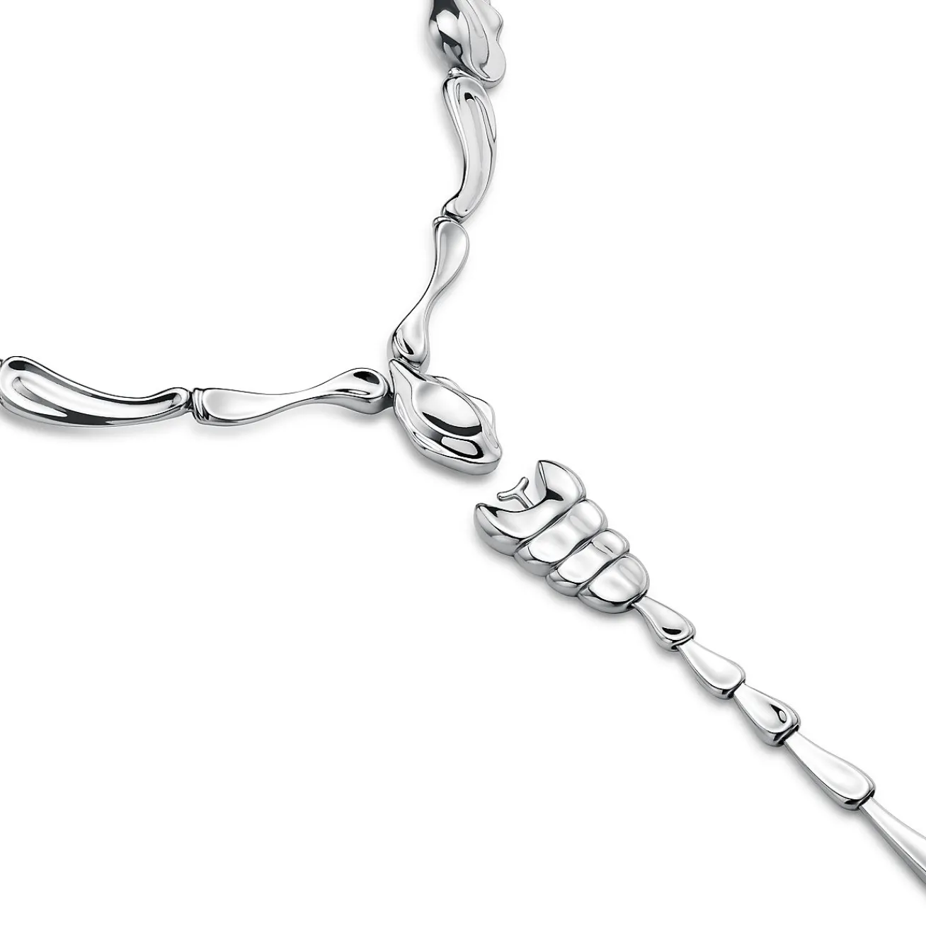 Tiffany & Co. Elsa Peretti® Scorpion Necklace in Sterling Silver | ^ Necklaces & Pendants|Bold Silver Jewelry